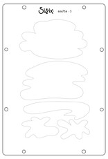 Sizzix Sizzix Studio Stamps Set 7 pcs and 3 pcs Stencils Create by Cat Kerr