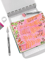 Sizzix Sizzix Studio Stamps Set 6 pcs and 3 pc Stencils Visiter by Cat Kerr