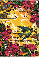Sizzix Sizzix Studio Stamps Set 6 pcs and 3 pc Stencils Visiter by Cat Kerr