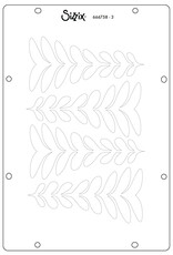 Sizzix Sizzix Studio Stamps Set 6 pcs and 3 pc Stencils Visiter by Cat Kerr