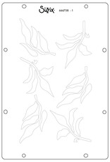 Sizzix Sizzix Studio Stamps Set 6 pcs and 3 pc Stencils Visiter by Cat Kerr