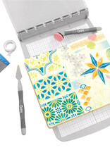 Sizzix Sizzix Studio Stamps Set 18 pcs and 3 Pcs Stencils Geometric by Vic Hollins