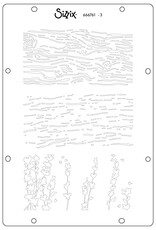 Sizzix Sizzix Studio Stamps Set 17 pcs and 3 pcs Stencils Nature by Vic Hollins