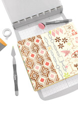 Sizzix Sizzix Studio Stamps Set 15 pcs and 3 pcs Stencils Retro by Vic Hollins