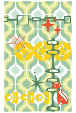 Sizzix Sizzix Studio Stamps Set 15 pcs and 3 pcs Stencils Retro by Vic Hollins