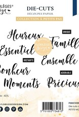 Florileges Design Die Cuts Calques Petits Mots 1