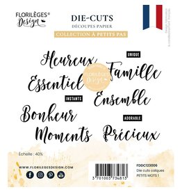Florileges Design Die Cuts Calques Petits Mots 1