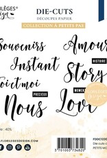 Florileges Design Die Cuts Calques Petits Mots 2