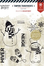 Florileges Design Stamps/Tampons Clear HIVER MAGIQUE