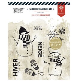 Florileges Design Stamps/Tampons Clear HIVER MAGIQUE