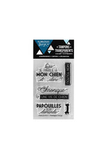 Florileges Design Stamps/Tampons Clear UNE VIE DE CHIEN