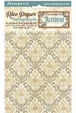 Stamperia Stamperia Alterego Rice Paper A6 8/PK