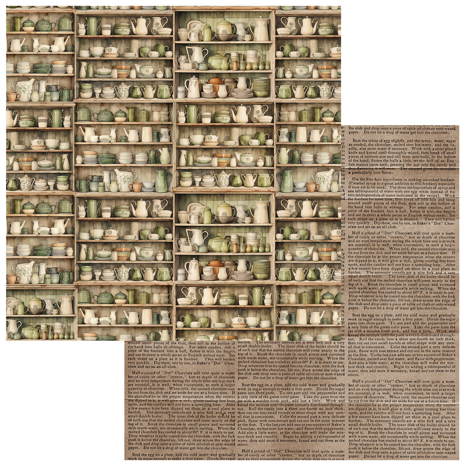 49 And Market Cottagecore - Appreciate - 12x12 Pattern Paper