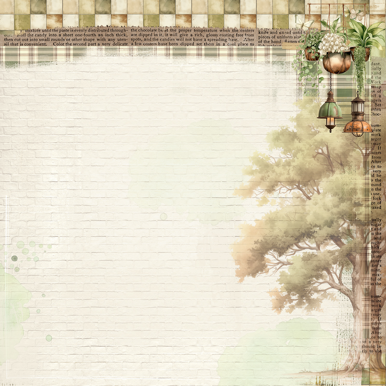 49 AND MARKET Cottagecore - Cherish - 12x12 Pattern Paper