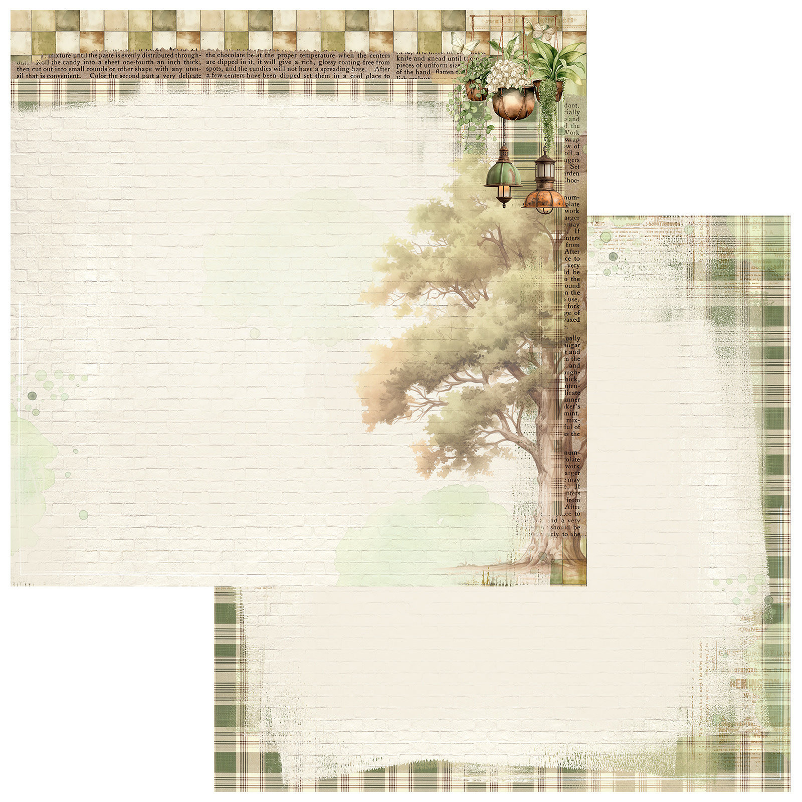 49 AND MARKET Cottagecore 12x12 Paper - Cherish