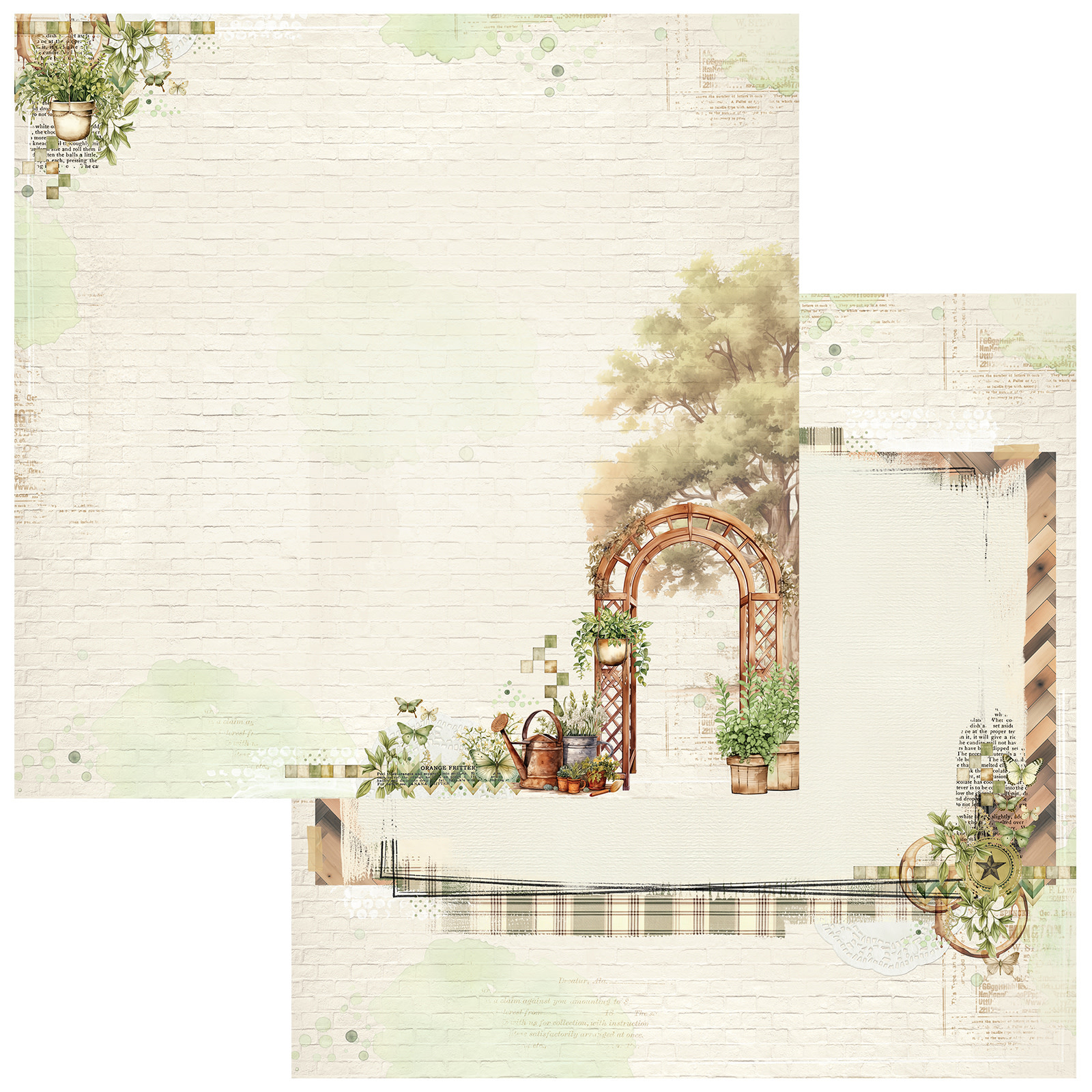 49 AND MARKET Cottagecore - Memories - 12x12 Pattern Paper