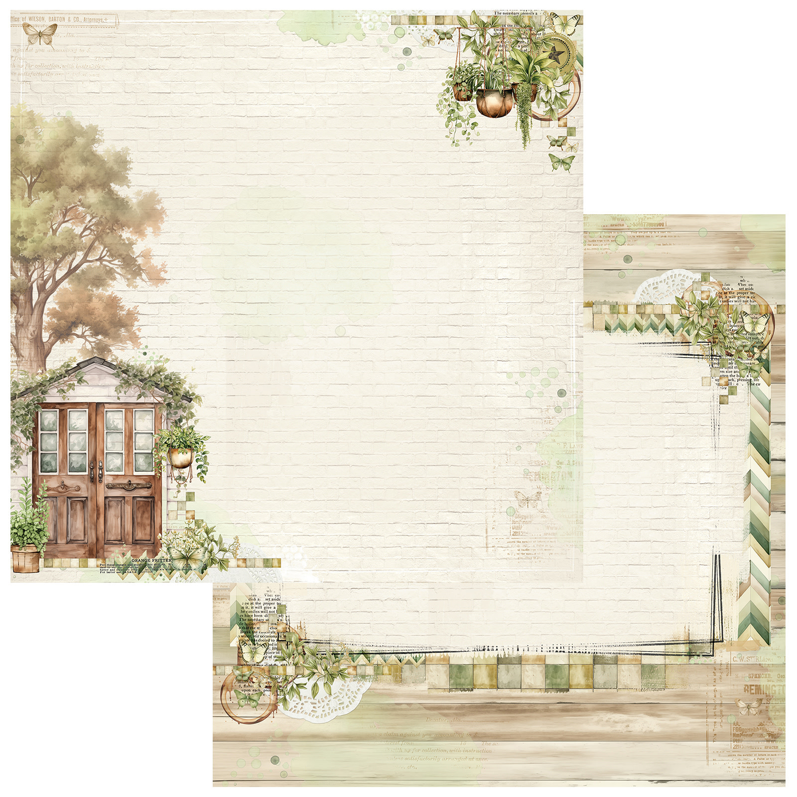 49 AND MARKET Cottagecore 12x12 Paper - Remember