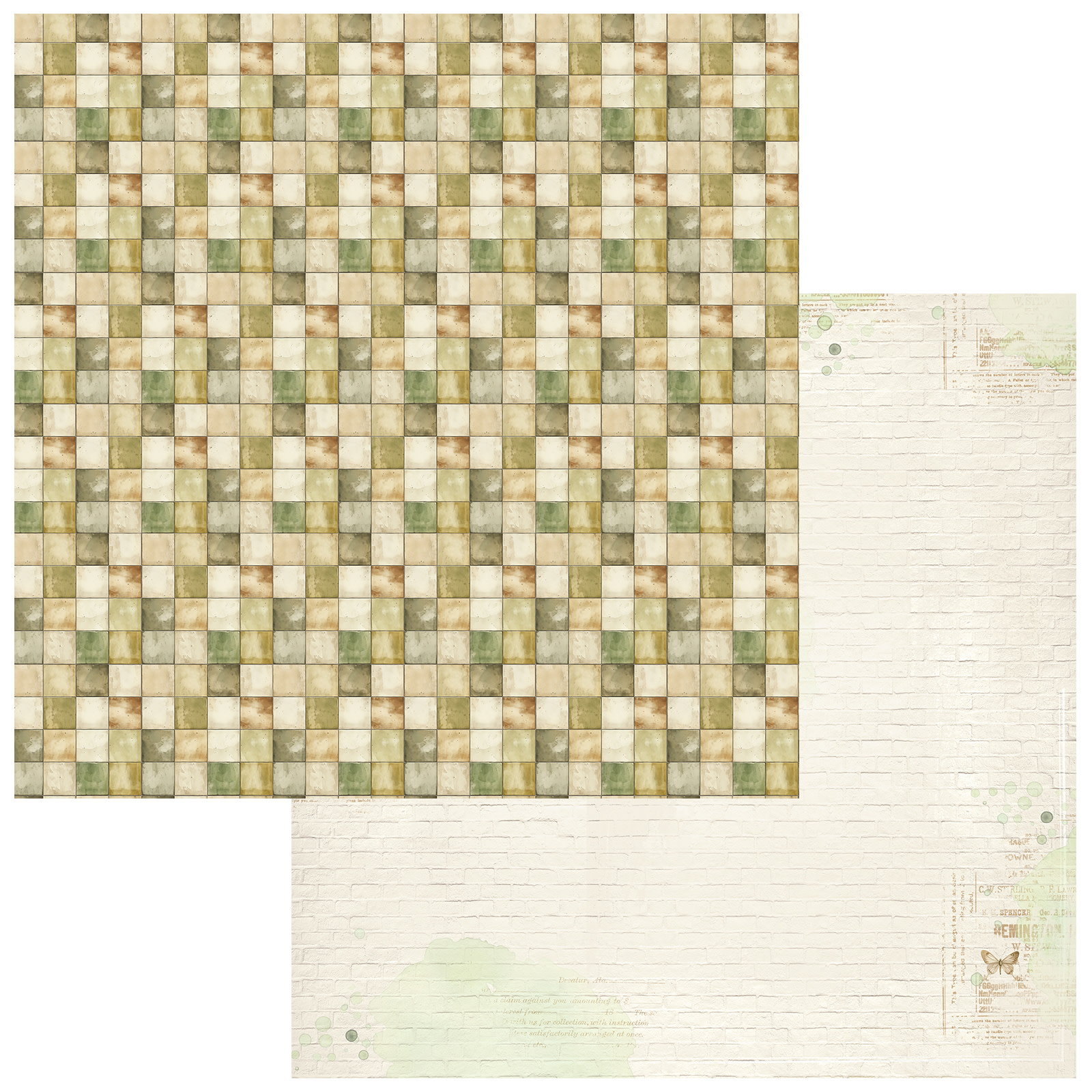 49 AND MARKET Cottagecore - Yesteryear - 12x12 Pattern Paper