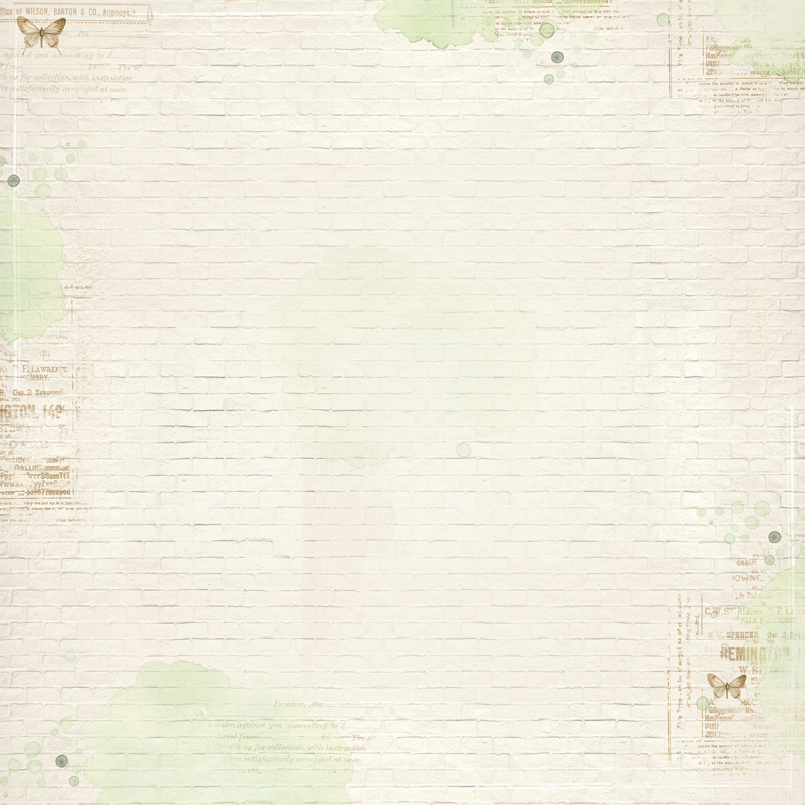 49 AND MARKET Cottagecore 12x12 Paper - Yesteryear