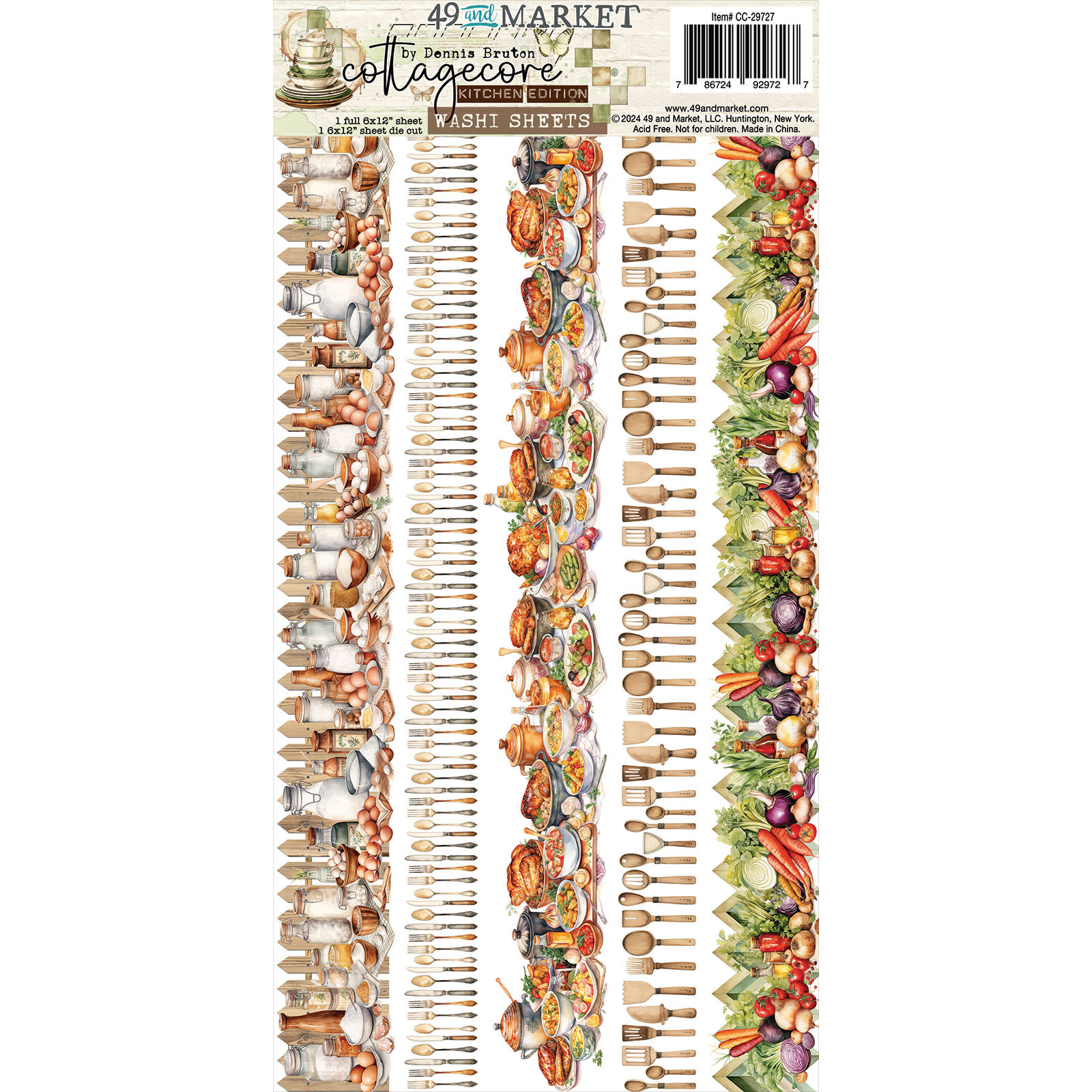 49 AND MARKET Cottagecore Washi Sheets