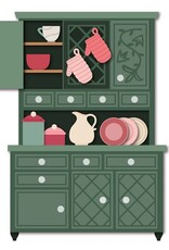 Honey Bee Lovely Layers: Hoosier Cabinet - Honey Cuts