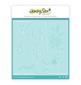 Honey Bee Floral Noel - 6x6" Coordinating Stencil (Set of 6)