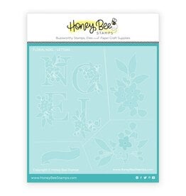 Honey Bee Floral Noel - 6x6" Coordinating Stencils (Set of 6)