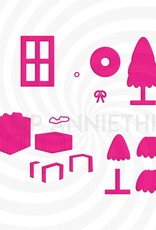 Stamp Anniething Holiday Scene - Builder Dies