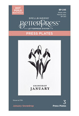 Spellbinders Florals Through the Year- January Snowdrop