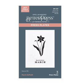 Spellbinders Florals Through the Year- March Daffodil
