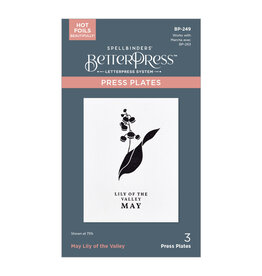 Spellbinders Florals Through the Year- May Lily of the Valley