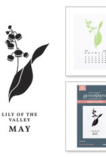 Spellbinders Florals Through the Year- May Lily of the Valley
