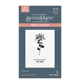 Spellbinders Florals Through the Year- June Honeysuckle