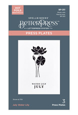 Spellbinders Florals Through the Year- July Water Lily