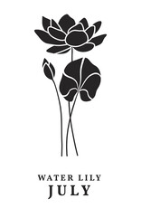 Spellbinders Florals Through the Year- July Water Lily