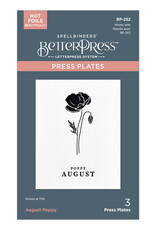 Spellbinders Florals Through the Year- August Poppy