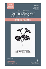 Spellbinders Florals Through the Year- September Morning Glory