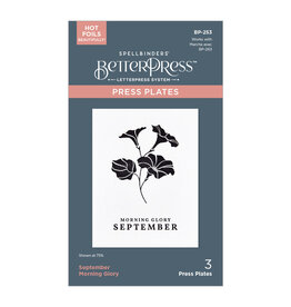 Spellbinders Florals Through the Year- September Morning Glory