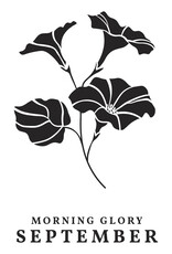 Spellbinders Florals Through the Year- September Morning Glory