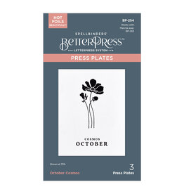 Spellbinders Florals Through the Year-October Cosmos