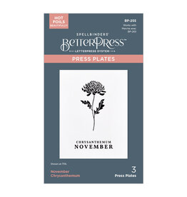 Spellbinders Florals Through the Year-November Chrysanthemum