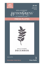 Spellbinders Florals Through the Year-December Holly Berry