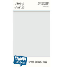 Simple Stories 4x6 SNAP! Flipbook Pages - 4x6 Pack - Refill