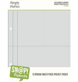 Simple Stories 6X8 SNAP! Flipbook Pages - Multi Pack Refills
