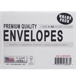Leader Paper Products Premium Quality Envelopes 100 Count