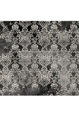 Re-Design with Prima Redesign Decoupage Décor Tissue Paper - Dark Damask - 1 Sheet 19" X 30"