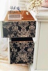 Re-Design with Prima Redesign Decoupage Décor Tissue Paper - Dark Damask - 1 Sheet 19" X 30"
