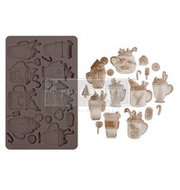 Re-Design with Prima Decor Moulds® - Cheerful Cups - 1 pc, 5"x8"x8mm