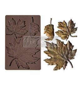 Re-Design with Prima Decor Moulds® - Falling Leaves Fantasy - 1 pc, 5"x8"x8mm