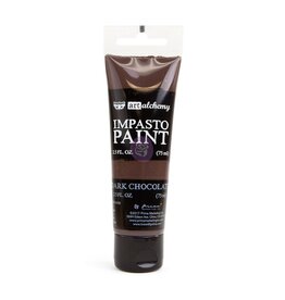 Re-Design with Prima Art Alchemy - Impasto Paint - Dark Chocolate 2.5 oz